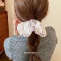 Oversized Fabric Scrunchie Sketch Print Floral 2 Styles view 3