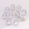 Clear White Round