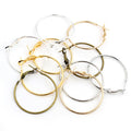 Round Hoop Earring Findings in Assorted Sizes and Finishes view 5