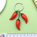 Red Chili Pepper Keychain and Single Pendant Charm, 2 Styles view 4