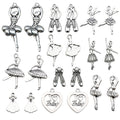 Antique Silver Flower Metal Charms with 11 Listed Options view 1