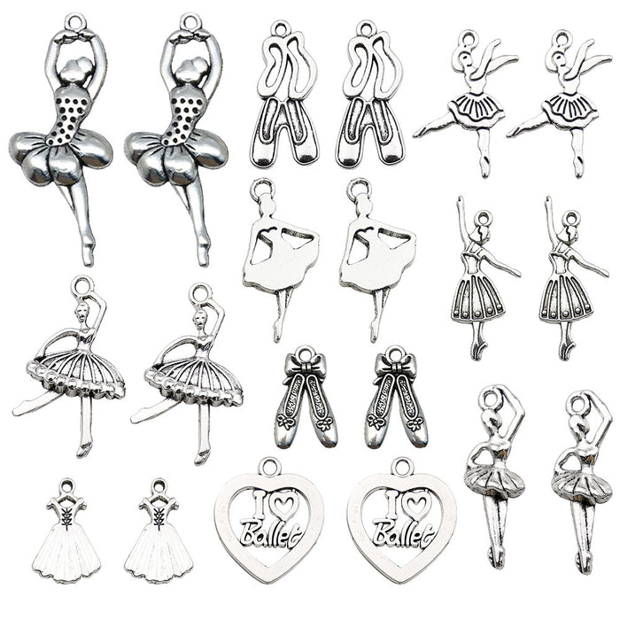Antique Silver Flower Metal Charms with 11 Listed Options