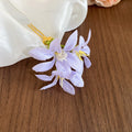 Fabric Flower U-Pin Hair Stick Gold Accent 3 Colors view 7