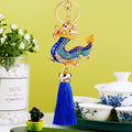 Chinese Dragon Tassel Keychains in Forty Eight Color and Construction Options view 12