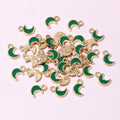 Tiny Crescent Moon Enamel Alloy Charms in Seven Colors view 11