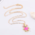 Gold Tone Enamel Koala Bear Pendant Necklaces in Seven Colors view 3