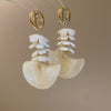 Cream Earrings