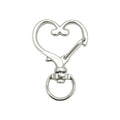 Metal Swivel Clasps in Gold and Silver, Six Chain and Heart Styles view 10