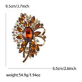 Large Crystal Peacock Statement Brooch in Nine Colorways view 11
