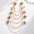 Bee Tassel Five Designs Metal Brooch Pin for Jackets and Lapels view 5