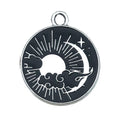 Enamel Zinc Alloy Enamel Charm Pendants Style 2651