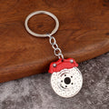 Metal Brake Disc Caliper Keychain in Four Color Styles view 7