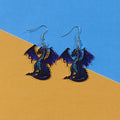 Acrylic Double-Sided Printed Dragon Earrings 4 Styles view 8