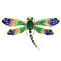 Dragonfly Enamel Two Designs Metal Brooch Pin for Jackets and Lapels view 1