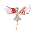 Gold Tone Silver Tone Dragonfly Crystal Three Designs Metal Brooch Pin view 7