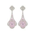 Crystal Teardrop And Multicolor Chandelier Stud Earrings view 5