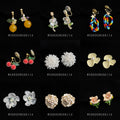 Assorted Gold Spiral Clip-On Earrings Twenty-Three Styles view 3