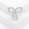 Silver Outline Bow
