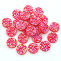 Round Druzy Cabochons with Sparkling Textured Tops in Ninety Options view 3