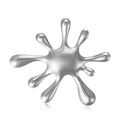 Polished Splash Brooch in Gold and Silver Tones for Jackets Scarves and Lapels view 5