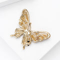Stained Glass Style Butterfly Brooch In Red And Multicolor view 4