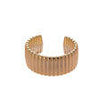 Metal Smooth Textured Open Bangles Gold Silver 6 Styles view 5