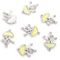 Crystal Jellyfish and Umbrella Charm Collection for Jewelry Making view 9