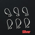 Teardrop Loop Metal Earring Hook Findings in Five Finishes view 10