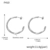 Steel Faceted Hoop