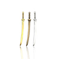 Matte Gold-Tone Banana Metal Charms for Jewelry and Craft Projects view 5