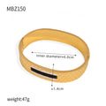 Gold Leaf Cutout Bangle Bracelets Mixed Hinge Styles view 6