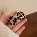 Twenty Seven Style Leopard Print Geometric Earrings view 8