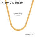 Layered Mechanical Cat Dog Pendant Necklaces Gold Snake Chain view 8