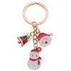 Santa Snowman Bell