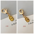 Gold Tone Chinese Good-Fortune Tag Lobster-Clasp Charms in Six Designs view 10