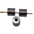 Linear Cylinder Bead In Antique Silver For Jewelry Making view 4