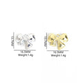 Crystal Bow Charms in Gold and Silver Tones, 12 Color Designs view 2