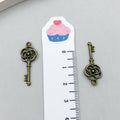 Gold-Tone Key Metal Charms with 36 Listed Options for Jewelry Making view 12