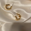 Mixed Gold Tone Geometric Hoop Earring Collection Fashion Jewelry Accessories view 10