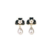 Navy Flower Drops
