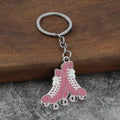 Metal Roller Skate Pair Keychain, Six Color Styles view 9