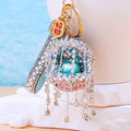 Long Pearl Curtain Shell Keychains in Five Colors plus Assorted Option view 2