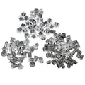 Clear Plastic Stud Earring Backs in Assorted Shapes view 5