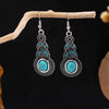 Turquoise Oval Drops