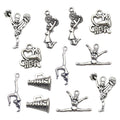 Alloy Metallic Cheerleading Theme Metal Charms with 7 Listed Options view 5