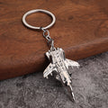 Metal Fighter Jet Keychain Creative Aviation Souvenir Gift