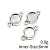 Antique Silver 8mm