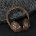 Glossy Acrylic Mini Headphone Shaped Charm Pendant Bead Four Colors view 2