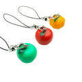 Orange Segment Yellow Pumpkin and Red Pepper Phone Straps for Accessory Making view 5