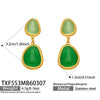 Mixed Green Earrings